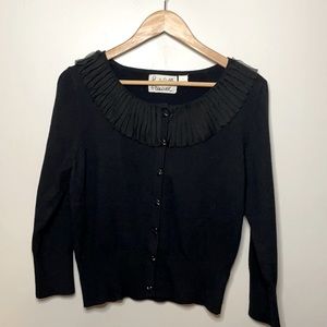 {FIELEL FLOWER Anthropologie} green cardig…